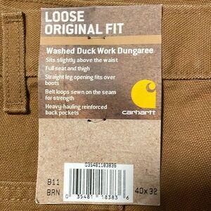 Washed Duck Work Dungaree